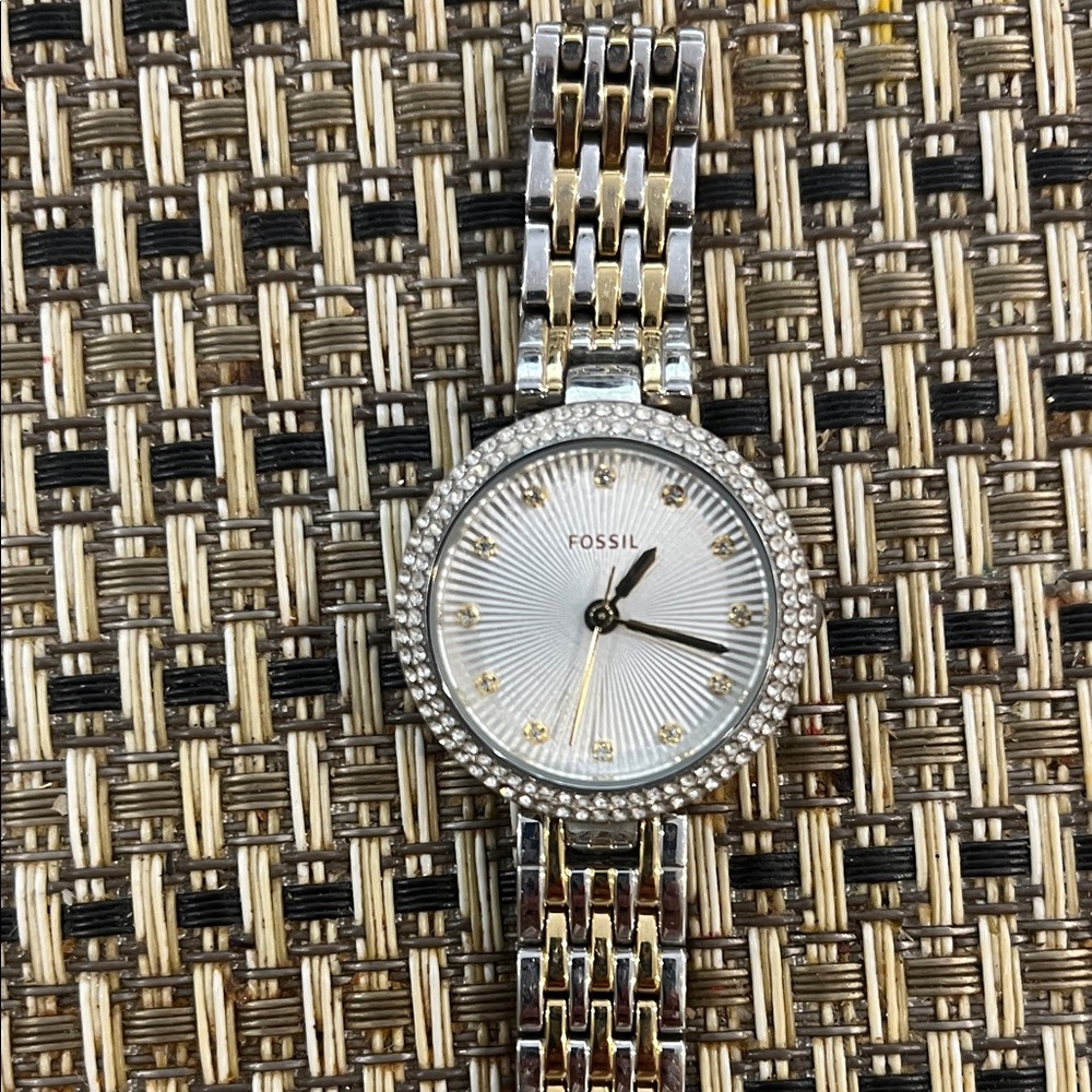Fossil Two-Tone Silver and Gold Watch